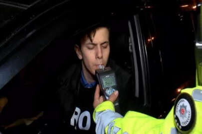 Yeni yılda alkollü yakalanan aday sürücünün ehliyeti iptal edildi