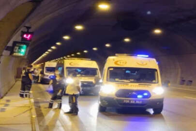 TIR’da yangın çıktı, Bayraklı Tüneli trafiğe kapatıldı (2)