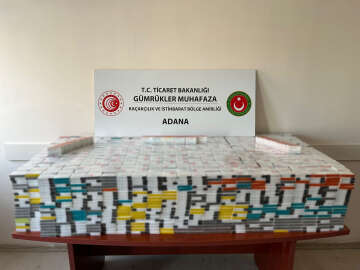 Adana'da 7 bin 500 paket elektronik sigara tütünü ele geçirildi