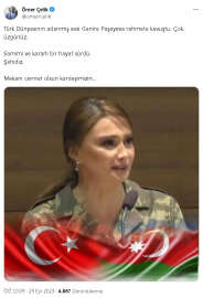 AK Parti'li Çelik'ten, Ganire Paşayeva için taziye mesajı