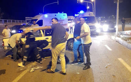 Kırıkkale'de iki otomobil çarpıştı: 1 ölü, 2 yaralı