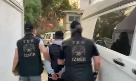 İzmir'de terör operasyonu 5 gözaltı