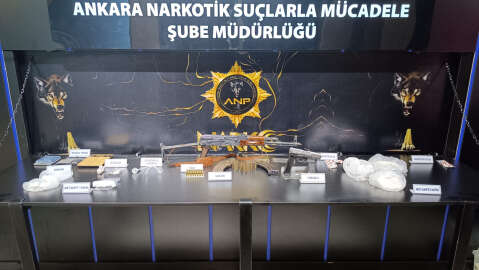 Ankara'da uyuşturucu operasyonu; 3 gözaltı