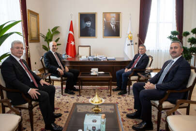 TBMM Başkanı Kurtulmuş'tan siyasi partilere ziyaret (3)