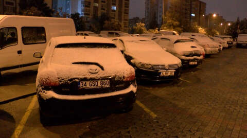(Ek fotoğraf)İstanbul'da kar yağışı-2