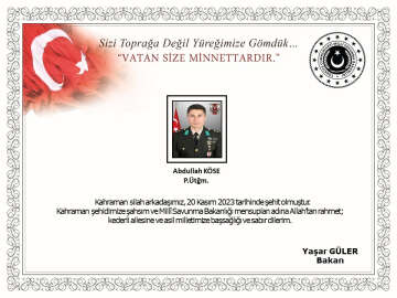 MSB: 1 asker şehit oldu, 5 terörist etkisiz hale getirildi (2)