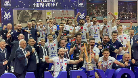 Erkekler Kupa Voley’de şampiyon Halkbank oldu