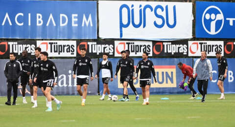 Beşiktaş, Çaykur Rizespor maçının hazırlıklarına ara vermeden başladı