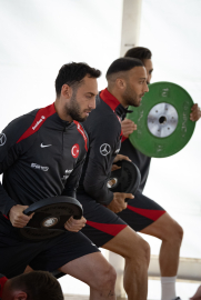 A Milli Futbol Takımı, Polonya maçı hazırlıklarına devam etti