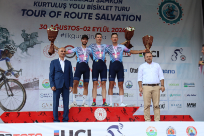 2'nci Uluslararası Kurtuluş Yolu Bisiklet Turu'nun Havza-Amasya etabı tamamlandı