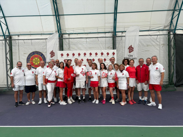 Türk Böbrek Vakfı’nın düzenlediği ‘2. Cumhuriyet Tenis Turnuvası' başladı