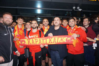 Kayserispor coşkuyla karşılandı
