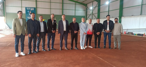 TTF Başkanı Müderrisgil, 'Haydi Tenise' projesini Hatay’da başlattı