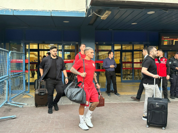 Galatasaray kafilesi, Trabzon'da