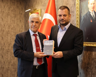 Emekli Orgeneral Arif Çetin, Başkan Ertuğrul Doğan’ı ziyaret etti