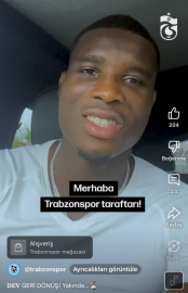 Onuachu’dan Trabzonsporlulara mesaj: Henüz tamamlanmamış bir işimiz var / Video eklendi