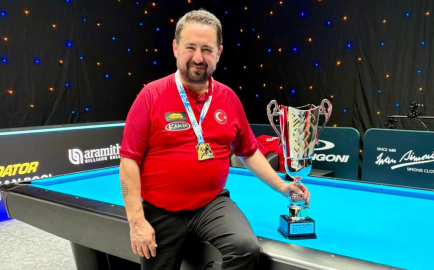 2025 Büyük Erkekler 10 Top Avrupa Şampiyonu Ferdi Özdemir