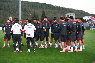 A Milli Futbol Takımı, Bulgaristan maçının hazırlıklarına başladı / Fotoğraf eklendi