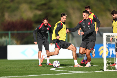 A Milli Futbol Takımı, Bulgaristan ve Gürcistan maçlarının hazırlıklarına devam etti