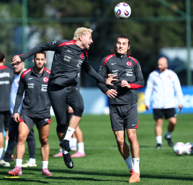 A Milli Futbol Takımı, İstanbul'daki son çalışmasını gerçekleştirdi