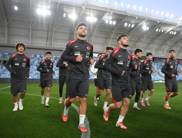 Ümit Milli Takım Macaristan maçı hazırlıklarını tamamladı