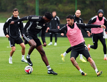 Beşiktaş günü tek antrenmanla tamamladı