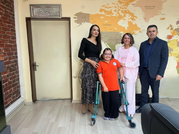 Serebral palsili Cemre'nin en büyük hayali milli voleybolcu olmak / Ek fotoğraflar
