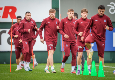 Trabzonspor, Galatasaray maçının hazırlıklarını sürdürdü