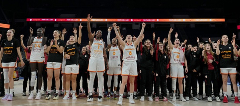 Galatasaray Çağdaş Faktoring - Flammes Carolo Basket: 77-73