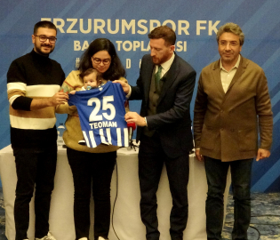 Erzurumspor'dan SMA hastası Teoman bebeğe destek
