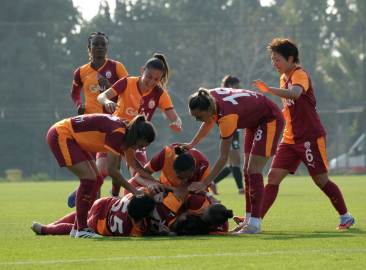 Kadın futbol derbisinde kazanan Galatasaray