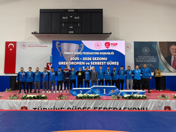 Grekoromen Güreş 1’inci Lig müsabakalarında zirve İstanbul Kasımpaşa’nın oldu