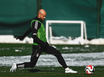 Beşiktaş, Antalya kampı öncesi son antrenmanını gerçekleştirdi