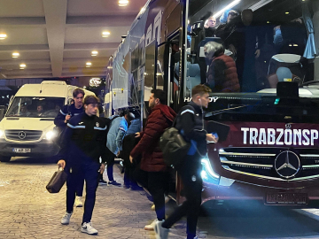 Trabzonspor kafilesi Gaziantep’te