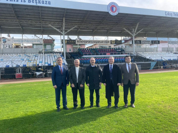Galatasaray–Fethiyespor maçı öncesi Fethiye Şehir Stadı’nda inceleme
