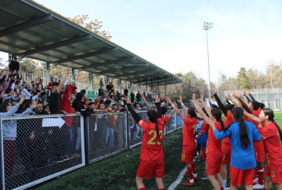 Auran Kayseri Kadın Futbol Kulübü, Kadın Futbol Süper Ligi’ne yükseldi